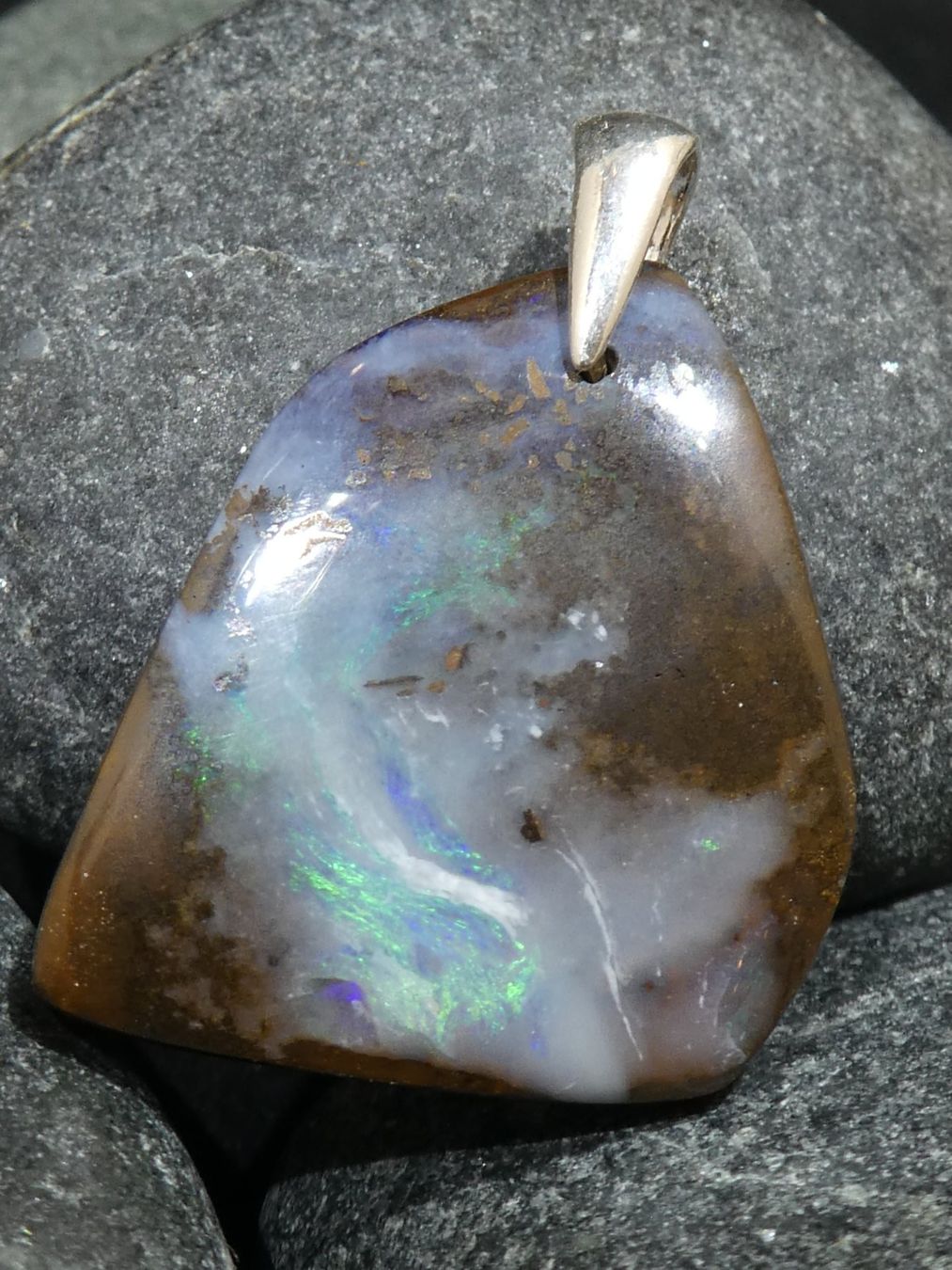 Ciondoli: Anhänger Boulder Opal. – Nuovo (secondo la descrizione) da Niederbüren venduto da Raphael014 4