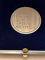 5 francs suisse commémorative 1979 Albert Einstein, fdc