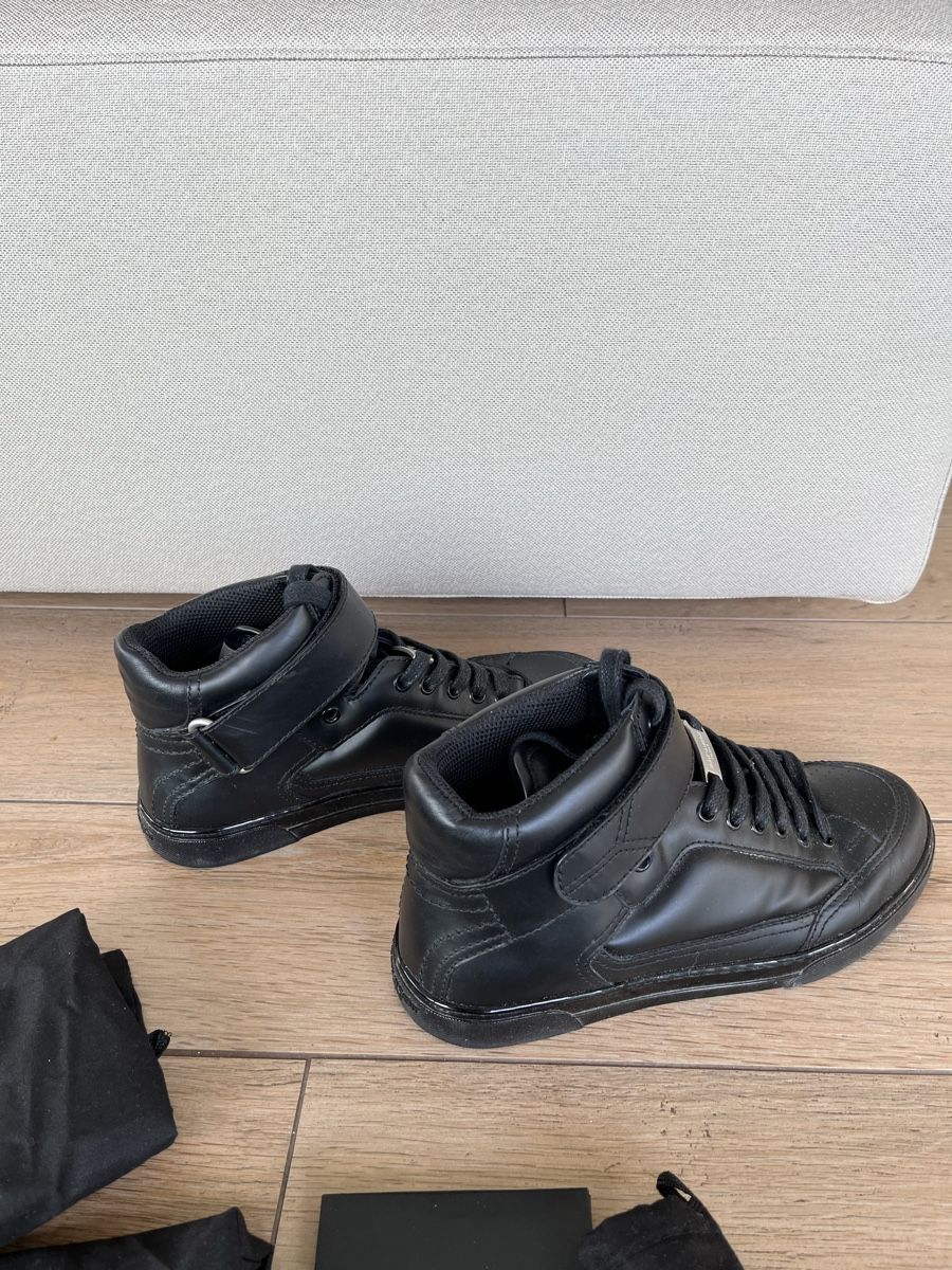 Saint Laurent Scarpe da uomo: Baskets cuir noir Saint Laurent T39 – Usato da Geneve venduto da orange1957 5
