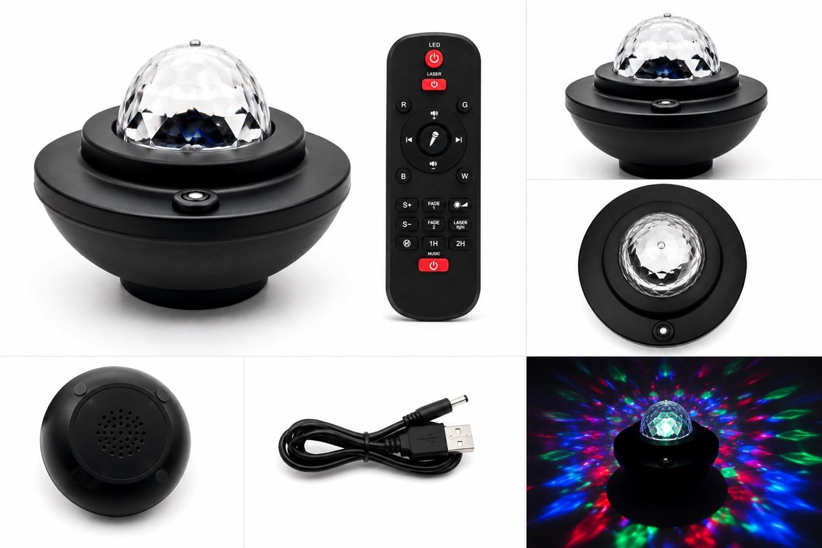 Lampes: LED Partylicht mit Bluetooth-Lautsprecher&Laser – Neuf (Voir description) à Zürich par cla_qxx8