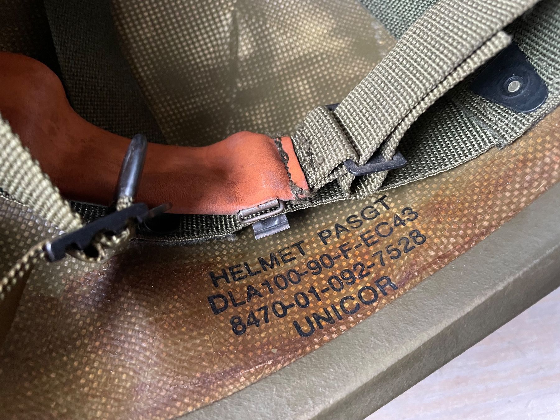US Army Uniformen: Original PASGT kevlar Helmet us army – Gebraucht aus Oberbütschel von Woodie2005 3