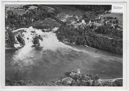 Flugaufnahme Rheinfall - Photo Swissair