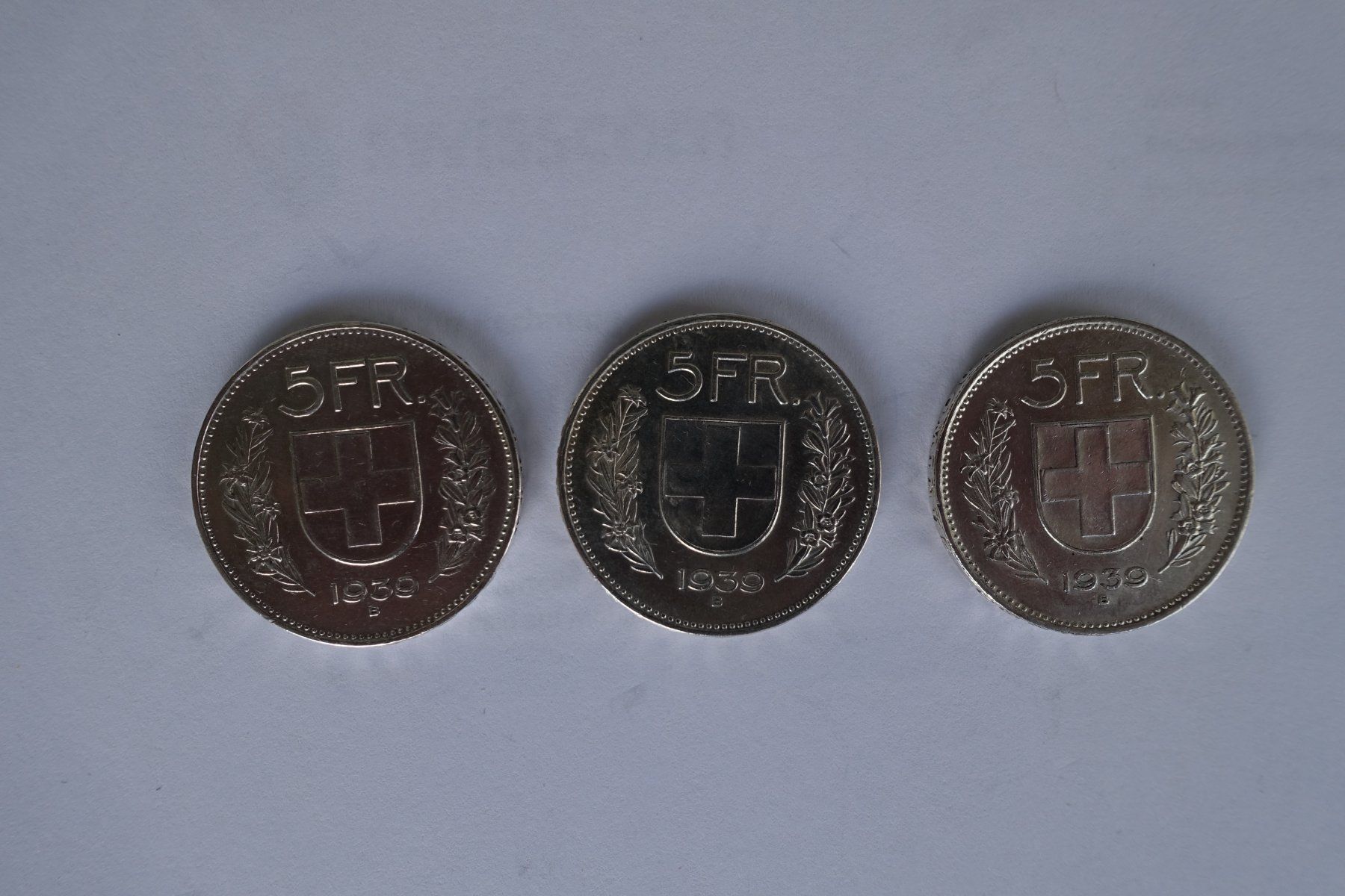 Toutes les monnaies: 3 Stück Schweizer 5 Franken Silber – D'occasion à Rüti ZH par Flunder48