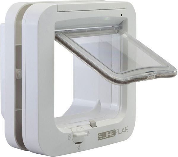 Chatières: SureFlap Mikrochip Katzenklappe (weiß) – Neuf avec emballage d'origine à Bottighofen par zaap