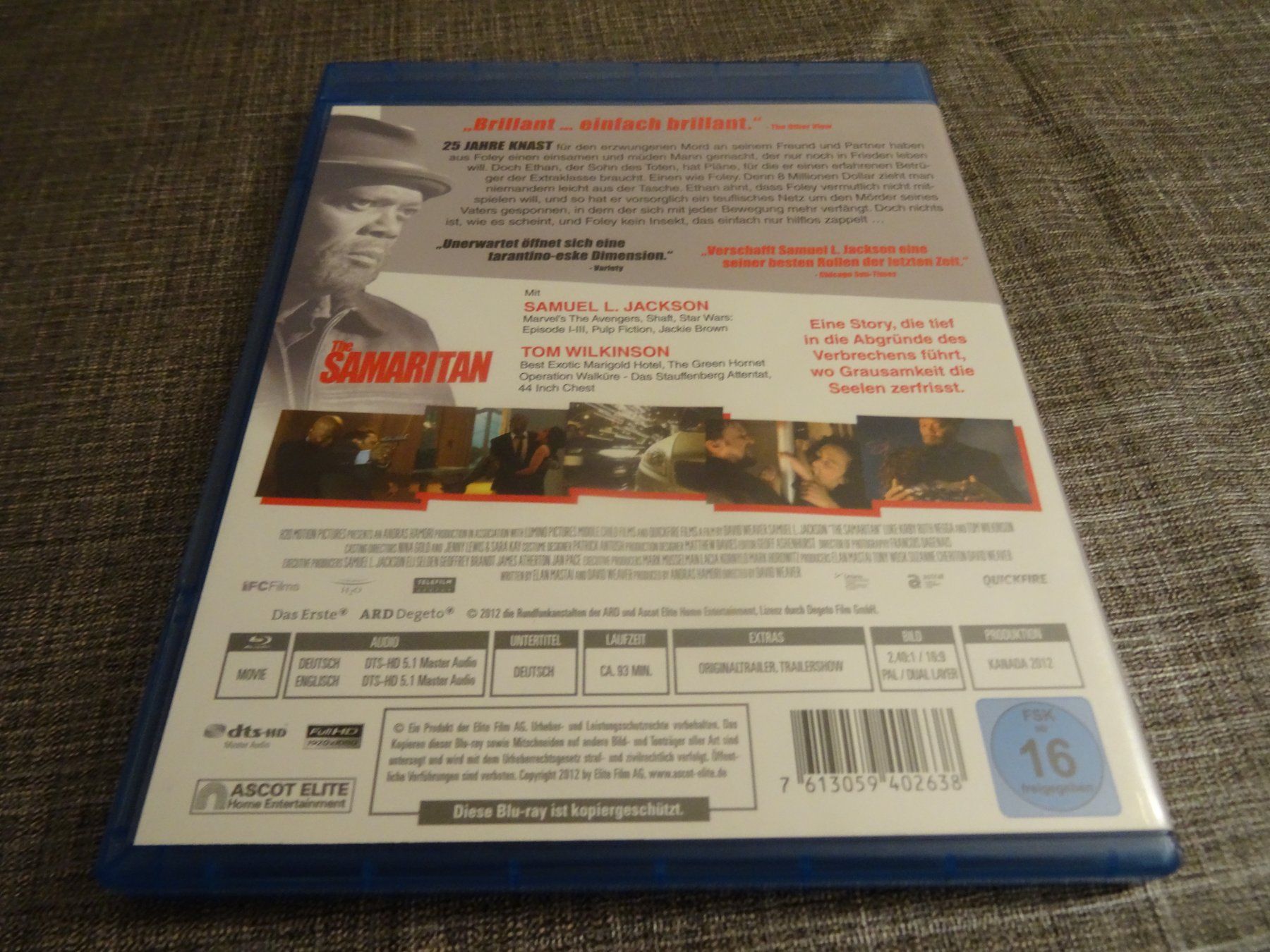 Alle DVDs: The Samaritan - Blu-Ray - Samuel L. Jackson- – Gebraucht aus Olten von Disc-Verkauf 2