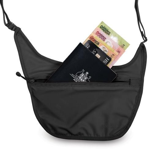 Pacsafe Borse: Pacsafe Coversafe S80 Body Pouch - Black – Nuovo e nell'imballaggio originale da St. Gallen venduto da sportglobe 1