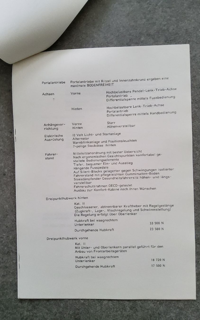 Schilter Documenti: Schilter Universaltraktor UT 6503 Forst – Usato da Holziken venduto da douglas70 3