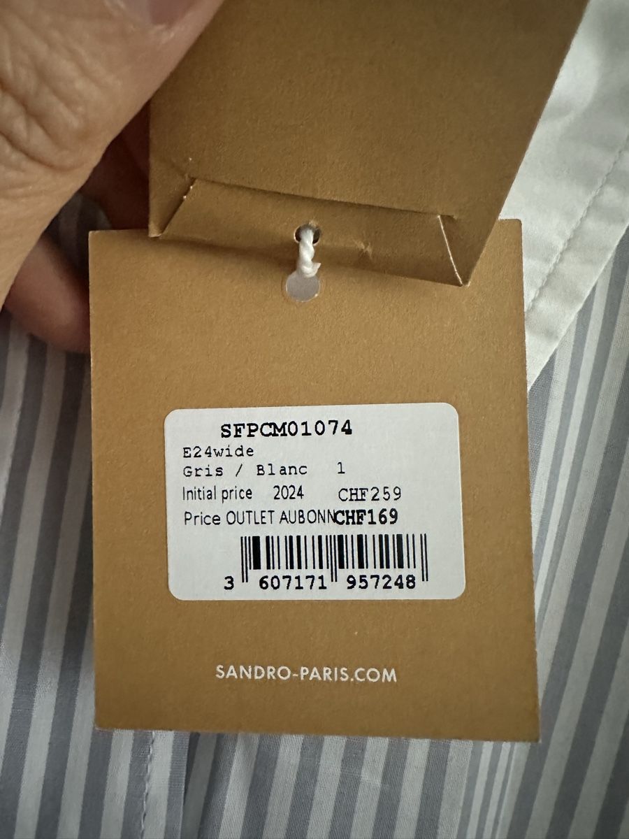 Sandro Blusen: SANDRO shirt – Neu und originalverpackt aus Winterthur von jen_s96z 3