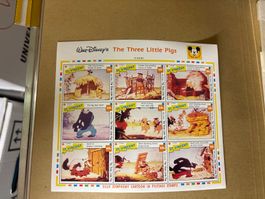 Die drei kleinen Schweinchen Briefmarken St. Vincent