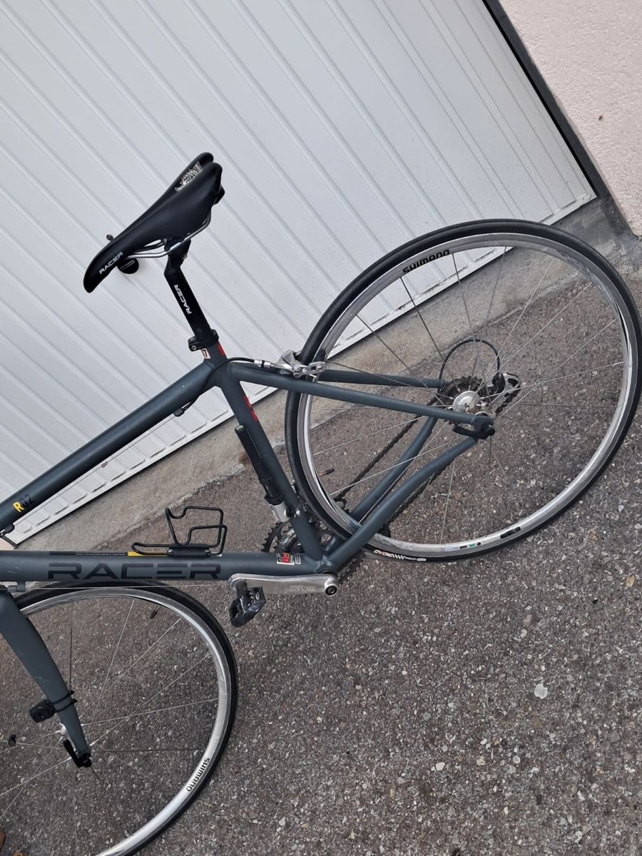 Biciclette: Vélo de route gris de la marque Racer – Nuovo (secondo la descrizione) da Bulle venduto da Sammobil 6
