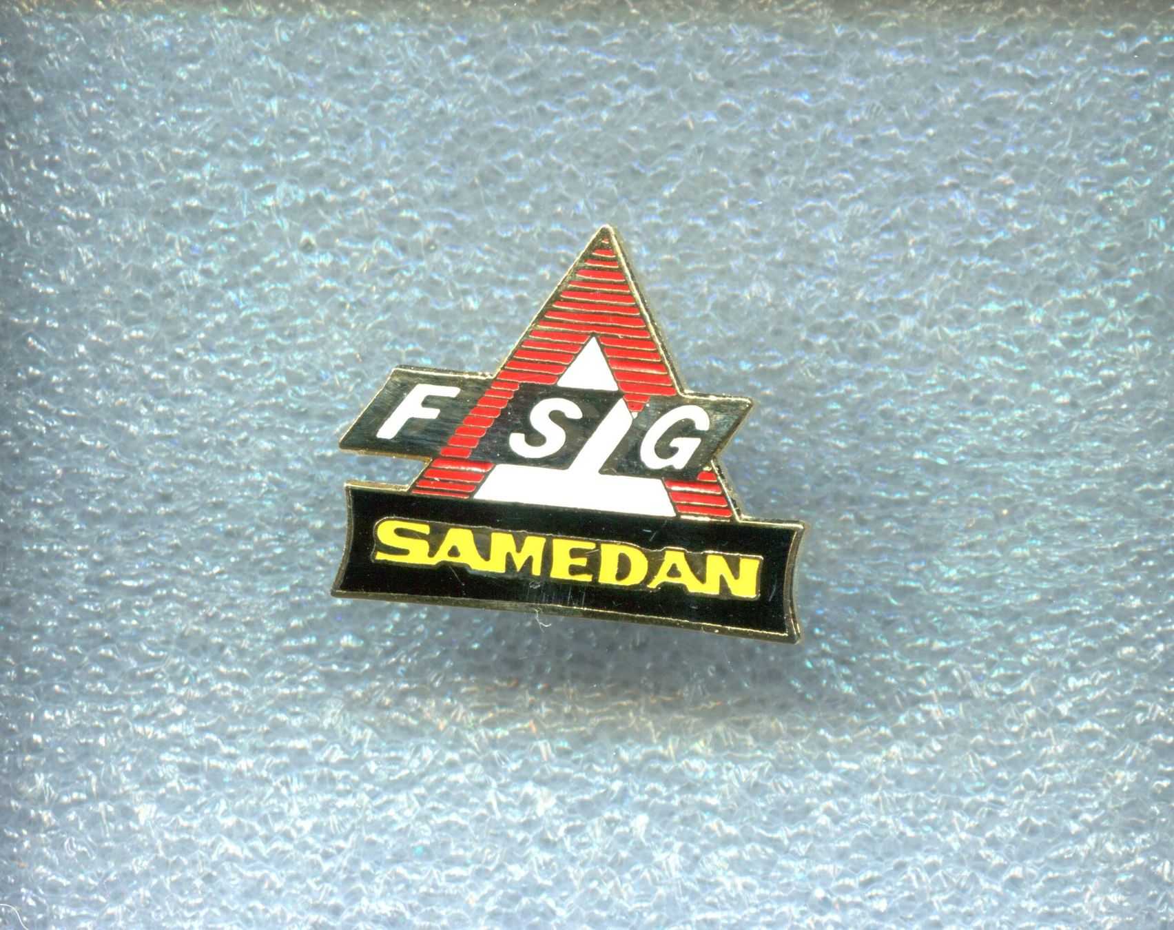 Placchette & Badge: FSG  SAMEDAN – Usato da Winterthur venduto da Sammleroase