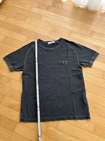 STONE ISLAND T-SHIRT VINTAGE GREY WASH