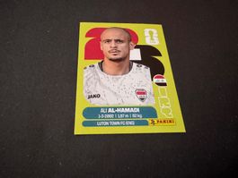 Panini Fifa Fussball WM 2026 Sticker Ali Al-Hamadi IRQ 18