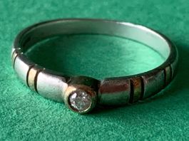 gold-Silberring STARWARS schlicht(55/17.5)