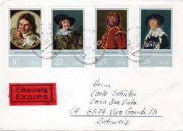 DDR 1980 SERIE GEBURTSTAG VON HALS FRANS BELEG - B03