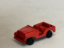 RI- Jeep orange Metallmodell ca. 1/87