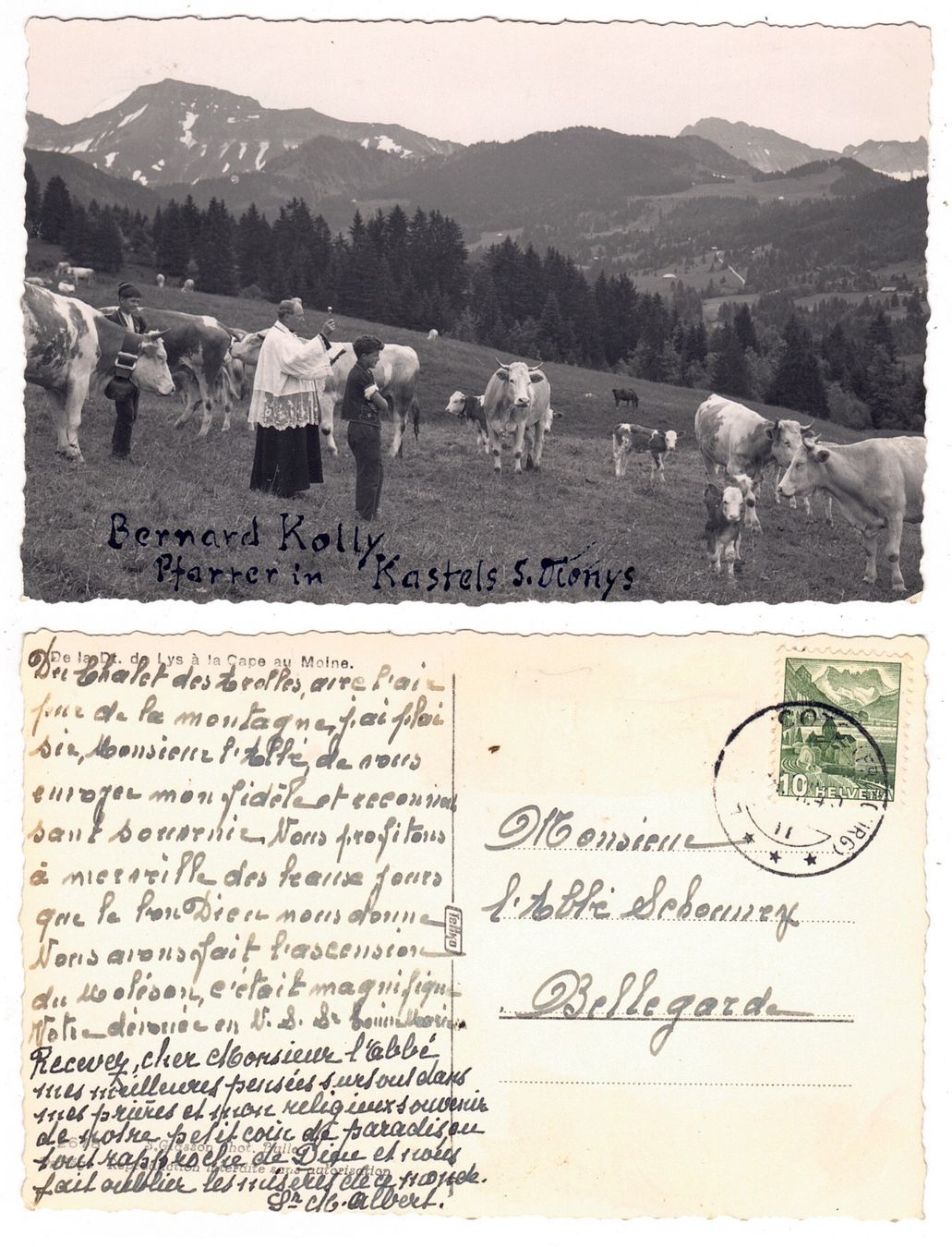 Cartoline postali: Dent de Lys à la Cape au Moine – Usato da La Tour-de-Peilz venduto da amjust