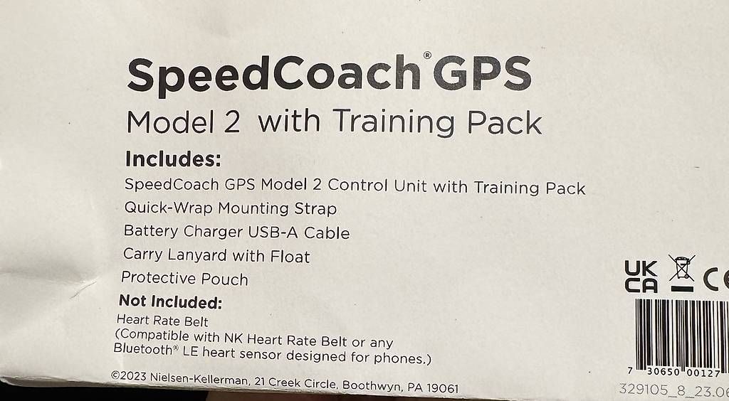 Messen: NK SpeedCoach® GPS Model 2 inkl. Training Pack – Gebraucht aus Meilen von  1