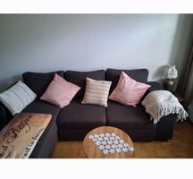 Ecksofa dunkelgrau mit Gebrauchsspuren guter Zustand