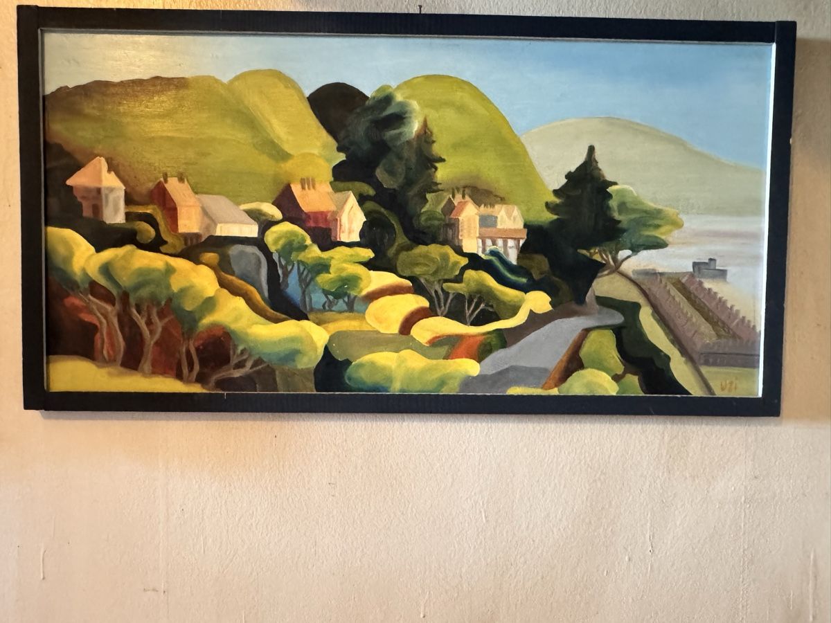 Dipinti: Expressionistisches Panorama-Gemälde (1976 fli – Usato da Küttigen venduto da Melisch1000 5