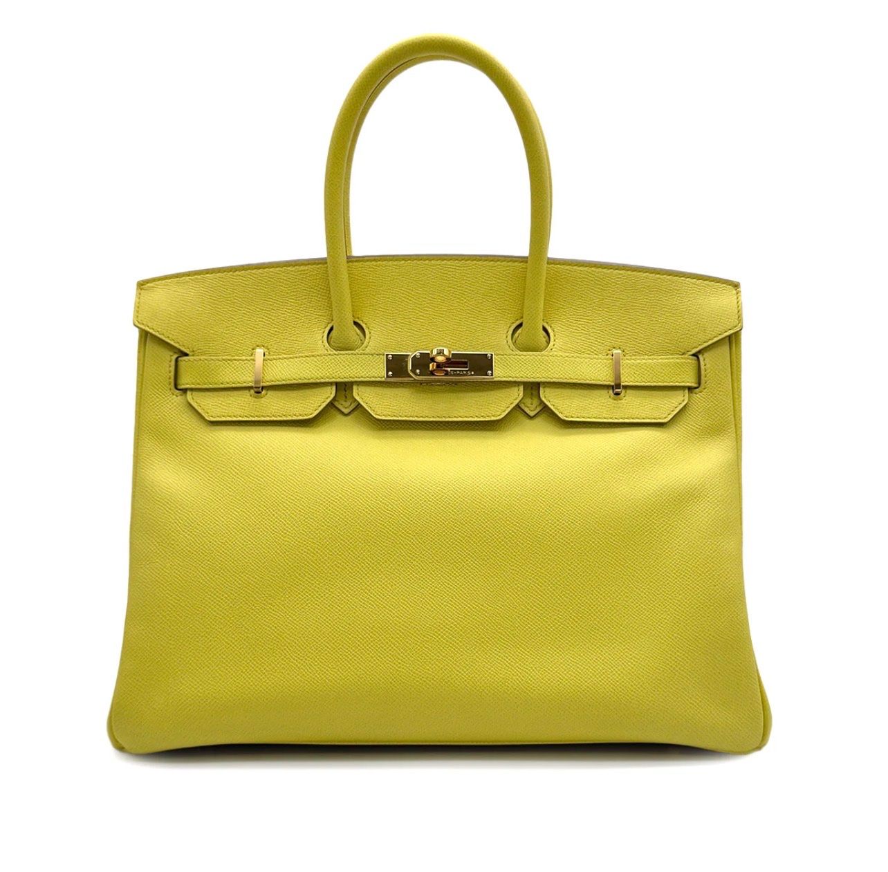Borse da donna: Hermès Birkin 35 Epsom Lime – Usato da Cossonay-Ville venduto da Clel91