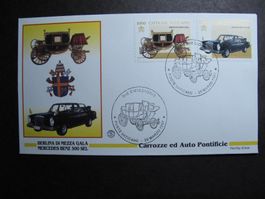 Vatikan 1997 FDC Transport Mercedes 300 SEL, Kutsche