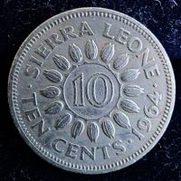 SIERRA LEONE 10 CENT 1964