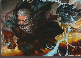 TCG Magic The Gathering MTG DMU ARTWORKS 30 Elektrostatische