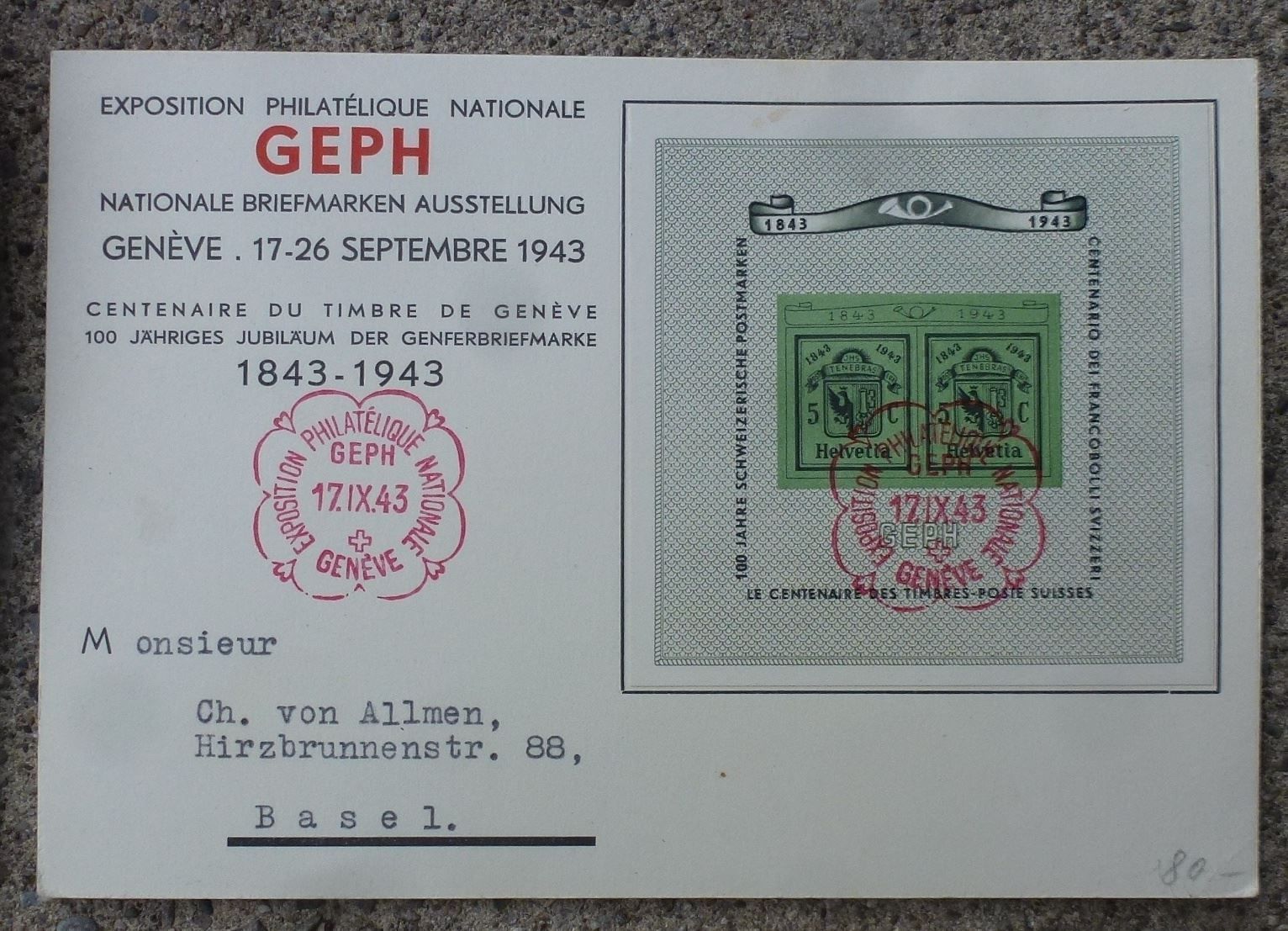 Tutti i francobolli: Top ++ Lot: Genfer Block W18 und W17L – Usato da Walkringen venduto da Casablanca777 2