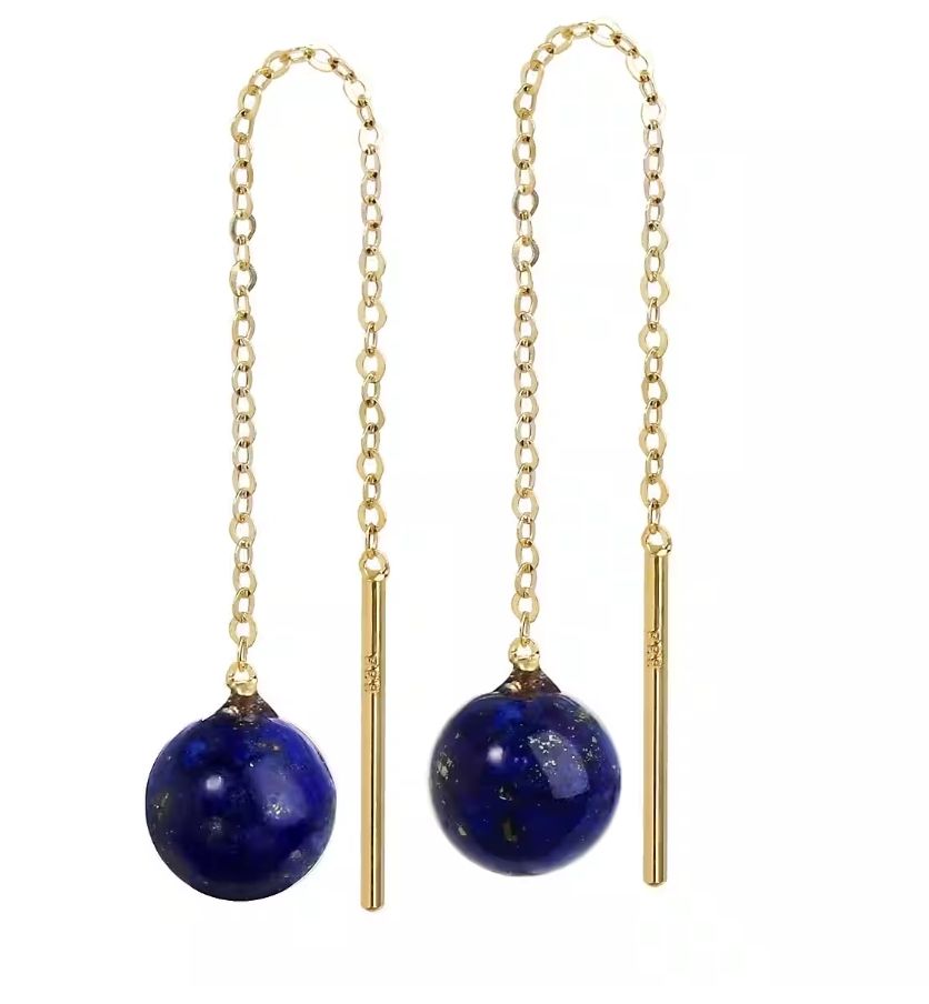Orecchini pendenti & Orecchini a lobo: Ohrringe Gold Lapislazuli – Nuovo e nell'imballaggio originale da Hemmental venduto da Fantasie1