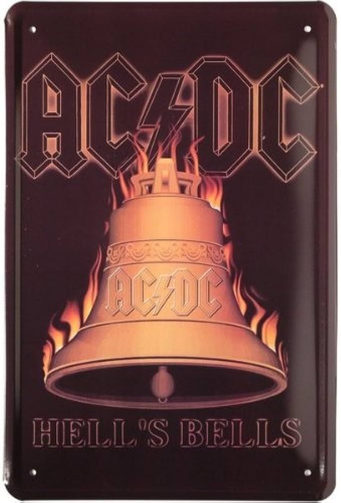 Schilder: Blechschild-AC/DC-HELLS BELLS – Neu und originalverpackt aus Rupperswil von big-one-sale