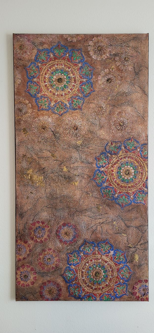Posters & Illustrations: Glizer-Mandala, Acryl Bild – Neuf (Voir description) à Meggen par car_rxl6