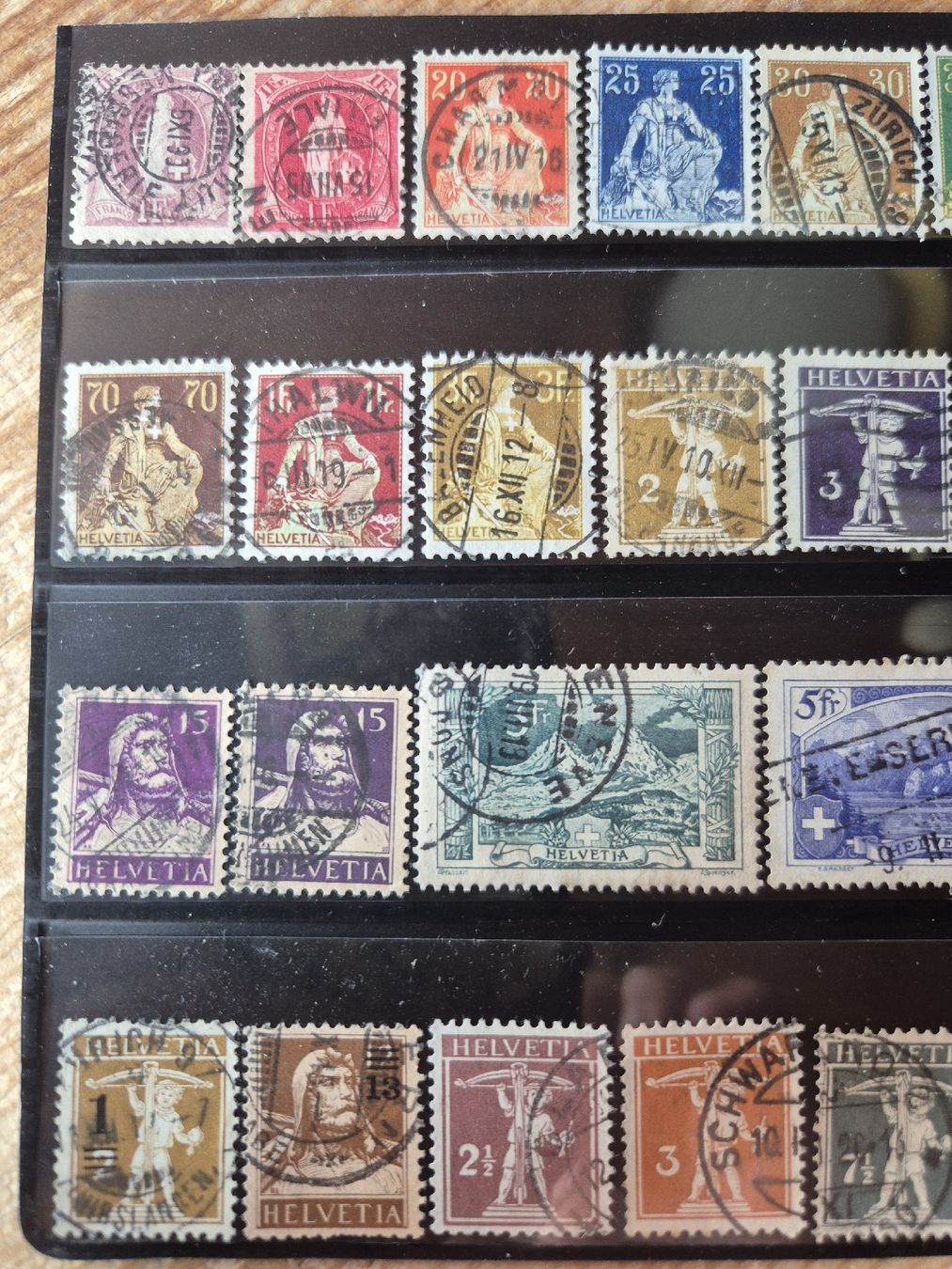 Alle Briefmarken: schönes altschweiz lot – Gebraucht aus Uznach von Fireblade7 4