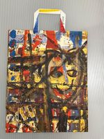 Jakob Schwarz original signierte Migros Künstlertasche 1989