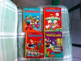 Topolino Walt Disney Comics, Jahrgang 60/70er, 4 Stück!