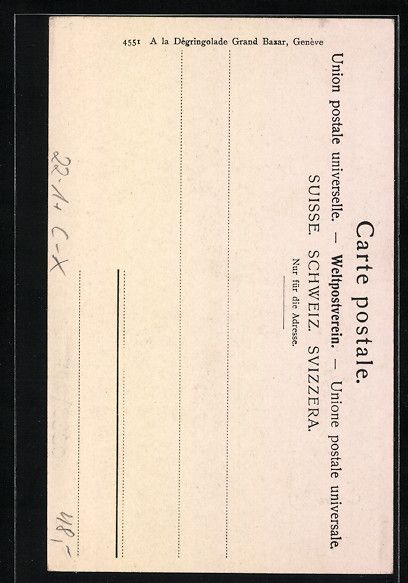 Cartes postales: AK Genève, Synagoge – D'occasion à Berlin par bartko-reher 1