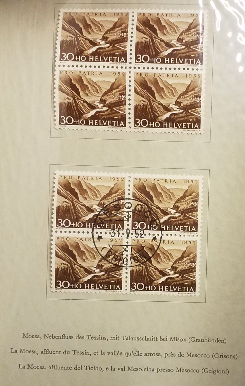 Tutti i francobolli: 1952, Geschenkheft Pro Patria ET, im 4-Block 296.-++ – Nuovo (secondo la descrizione) da Baden venduto da Eggi 4