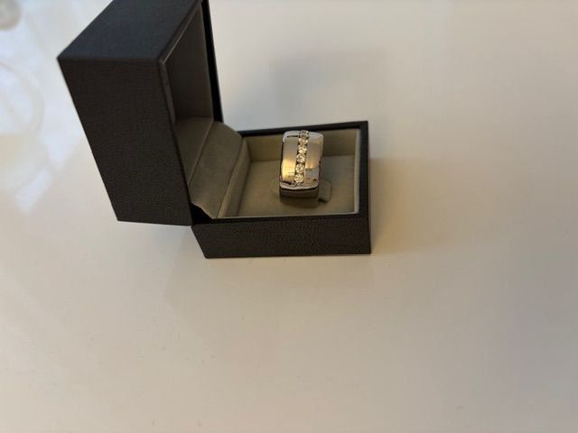 Bagues: Massiver WG Ring mit 9 Diamanten – Neuf (Voir description) à Walenstadt par ricamul 5