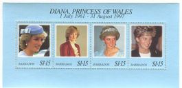 Block "Lady Diana". Barbados