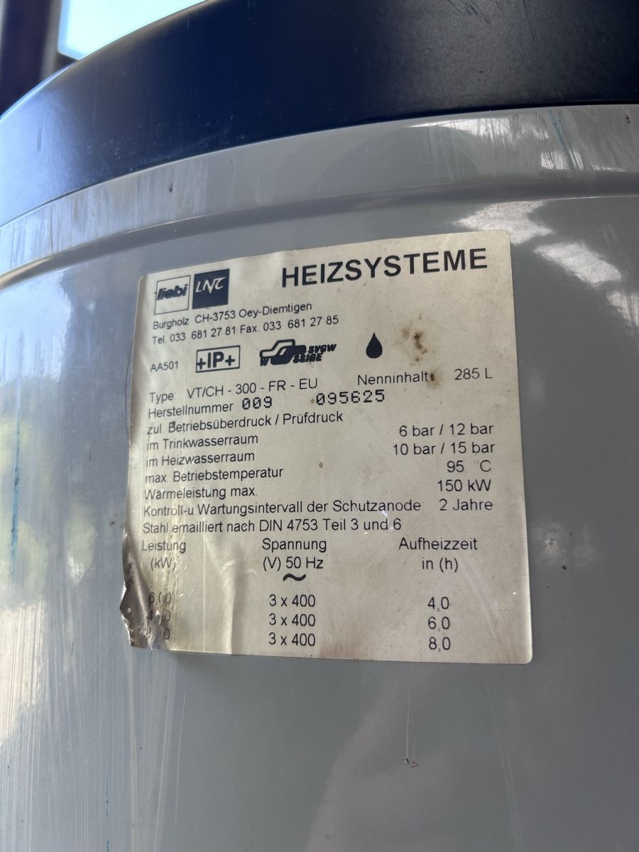 Sanitari: Warmwasserspeicher 285 Liter  – Usato da Roggenburg venduto da jen_29fx 2