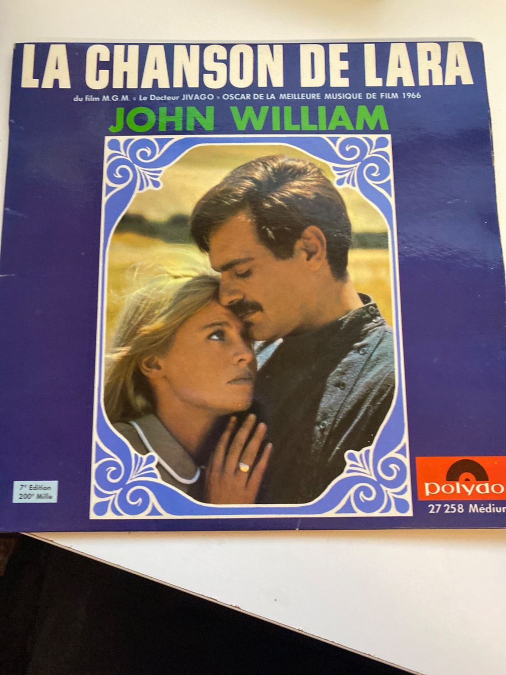 Dischi in vinile: JOHN WILLIAM - LA CHANSON DE LARA - 45 tours – Usato da Le Brassus venduto da cinema13