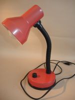 Rote Retro Schreibtischlampe flexibel Lampe Tischlampe Pult