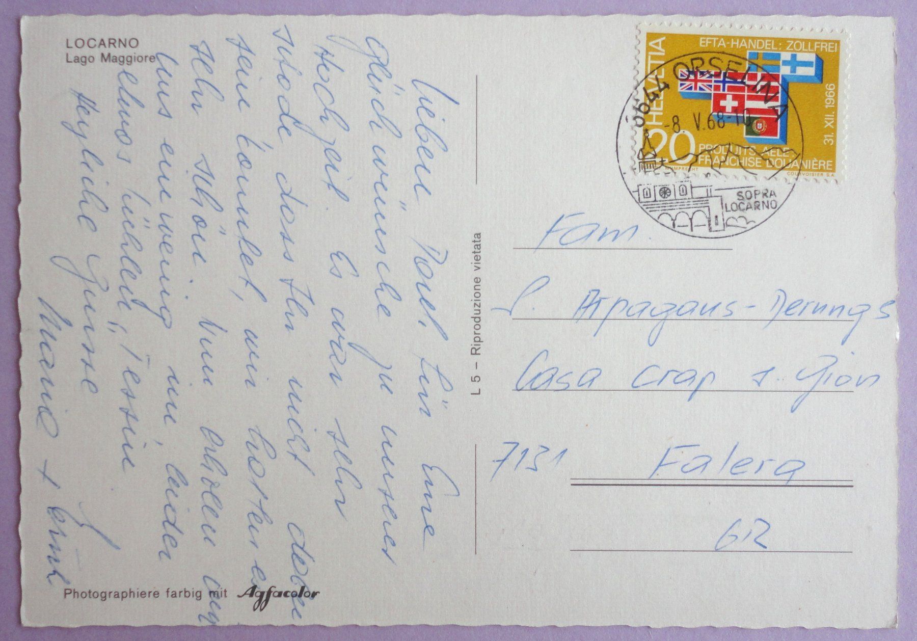 Cartes postales: Locarno - Lago Maggiore – D'occasion à Fétigny par Billy2miny 1