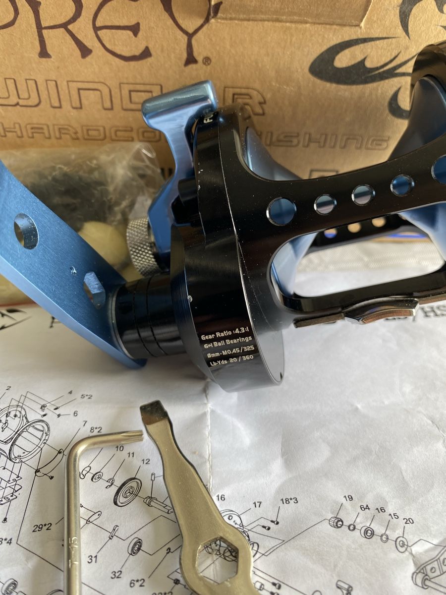 Tamburi & Mulinelli: PREY WINDER PDL 12 LS Angelrolle – Nuovo (secondo la descrizione) da Sursee venduto da Braco70 2