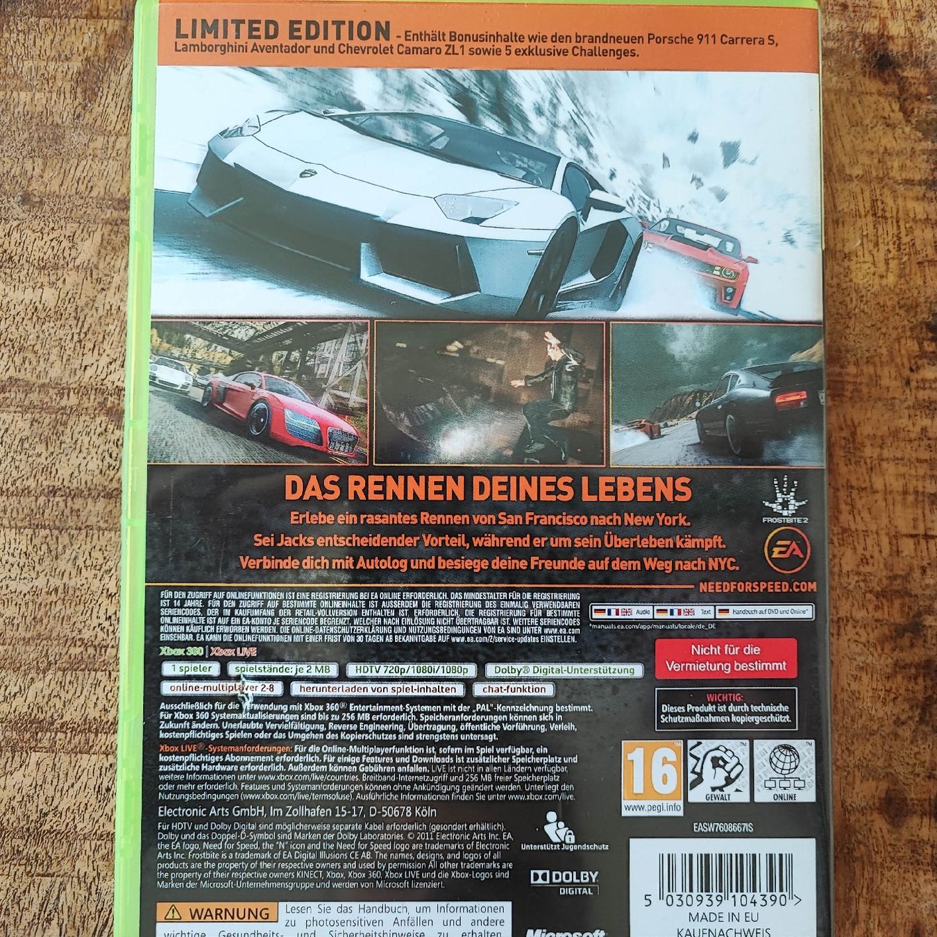 Microsoft Spiele: Need for Speed: The Run - Limited Edition, Xbox 360 – Gebraucht aus Dübendorf von kb86_MOVIE 1