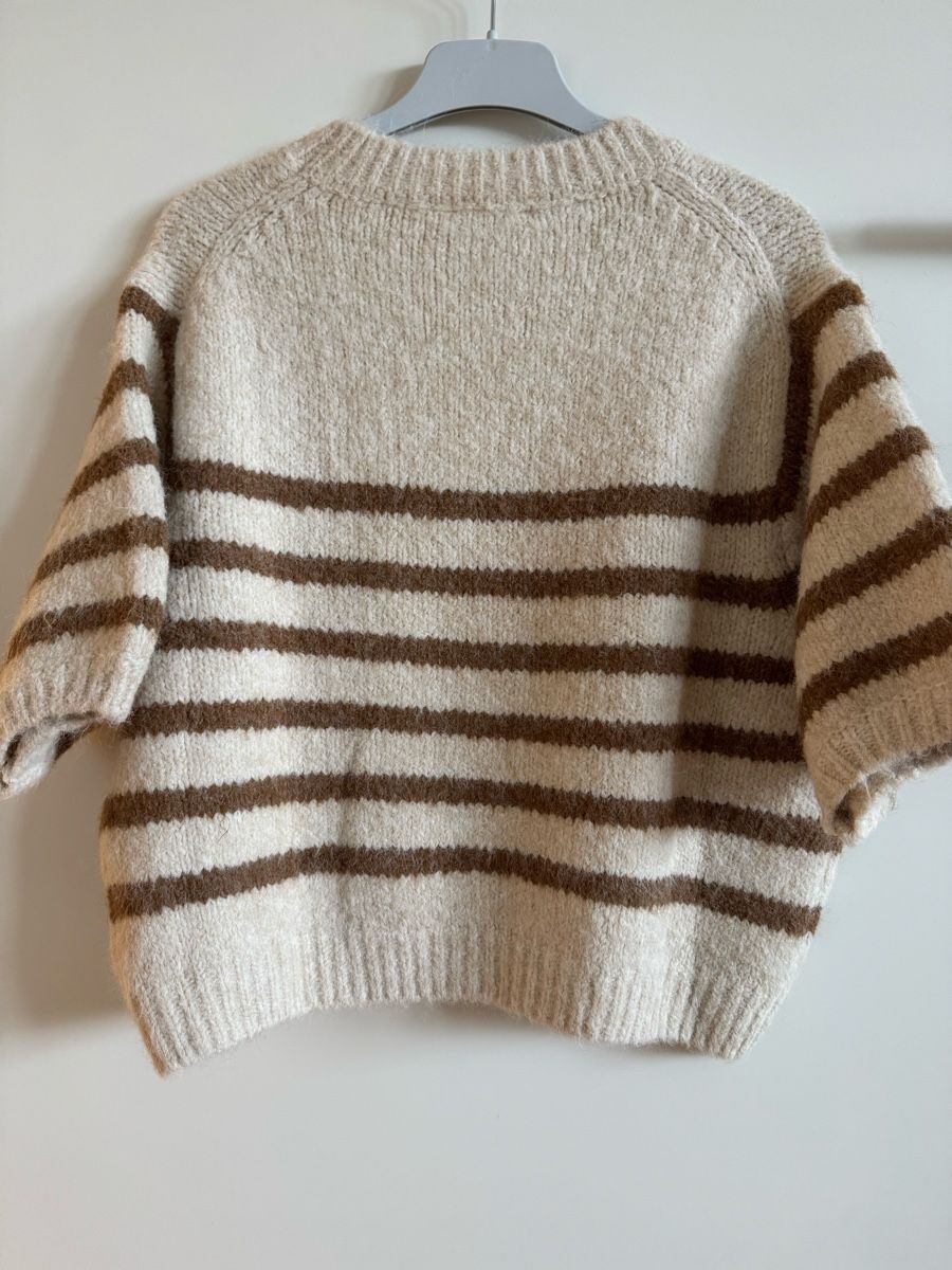 Maglioni & Felpe: Pull Artlove rayé beige/marron, taille M, neuf – Nuovo e nell'imballaggio originale da Morges venduto da sandy069 1