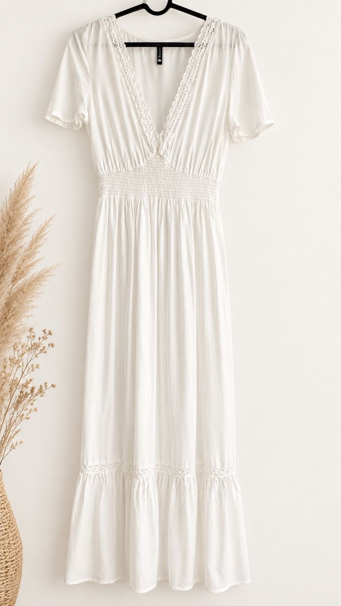 Kleider: Damen Kleid Weiss – Gebraucht aus Wolfhausen von lala_wolfhausen