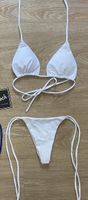 Weisser Bikini Gr. S zum Binden - Sommer Hit!