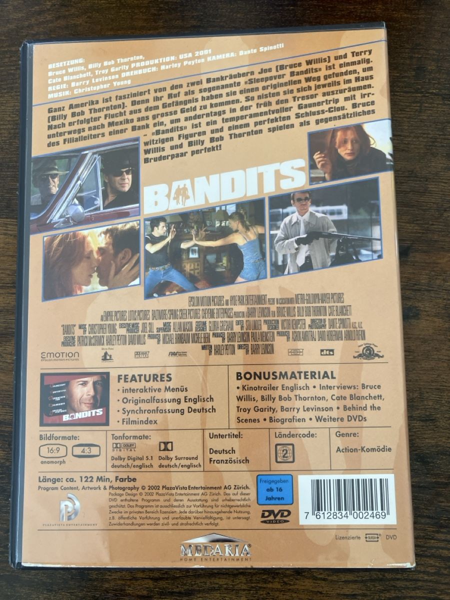 Alle DVDs: Bandits DVD – Gebraucht aus Glarus von Jhuber78 1