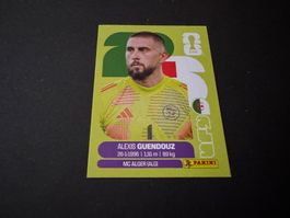 Panini Fifa Fussball WM 2026 Sticker Alexis Guendouz ALG 2